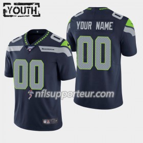Maillot Enfant Seattle Seahawks Personnalisé Nike Bleu 100th